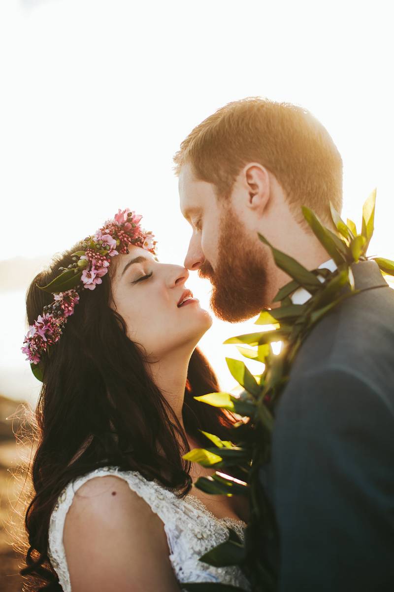Romantic Cliffside Elopement